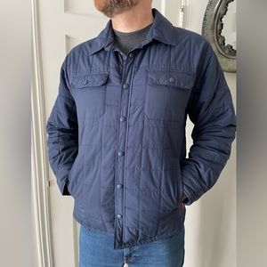 Eastern Mountain Sports quilted shirt jacket L